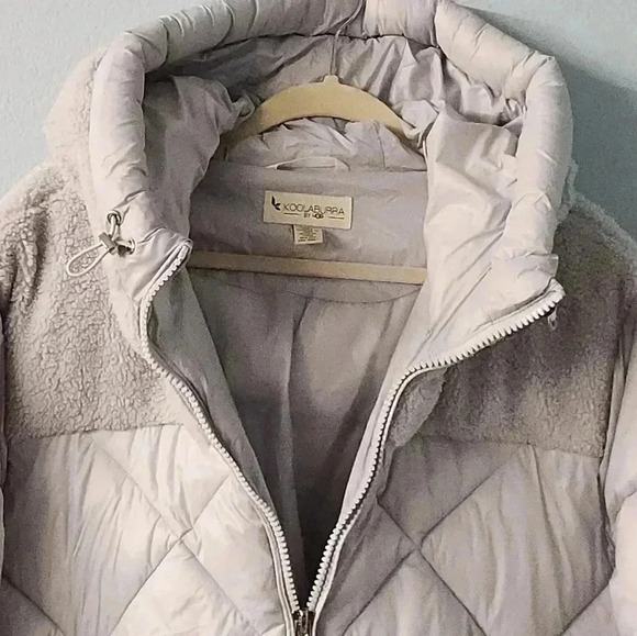 Koolaburra by UGG Mixed Media Sherpa & Quilted Parka puffer hooded jacket sz xxl - Picture 9 of 15